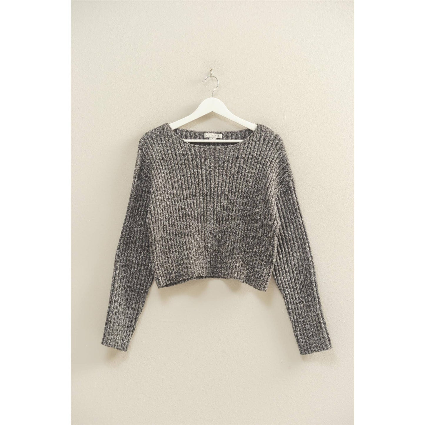 Textured Sweater With Relaxed Drop Sleeves