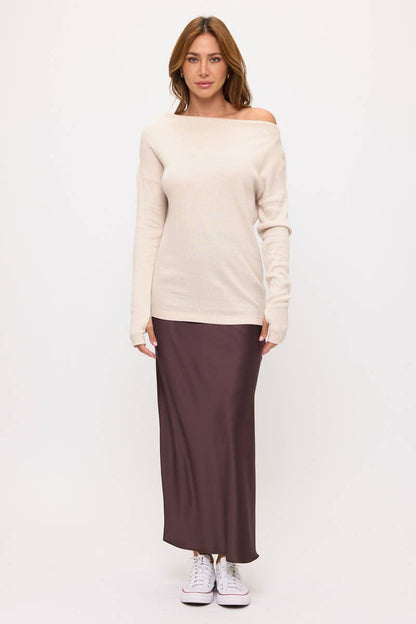 Made In The USA Off The Shoulder Sweater