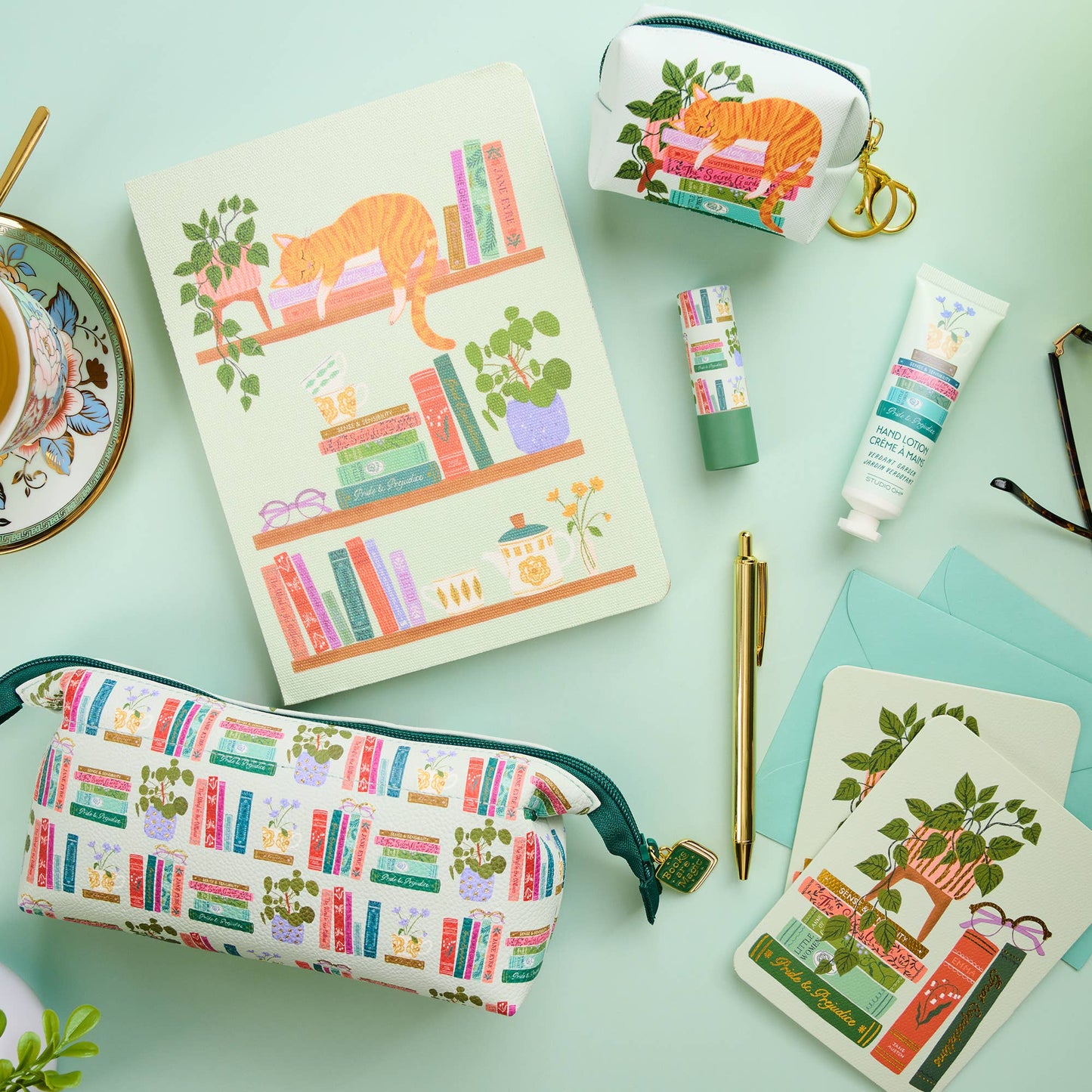 Cozy Reads Key Chain Pouch