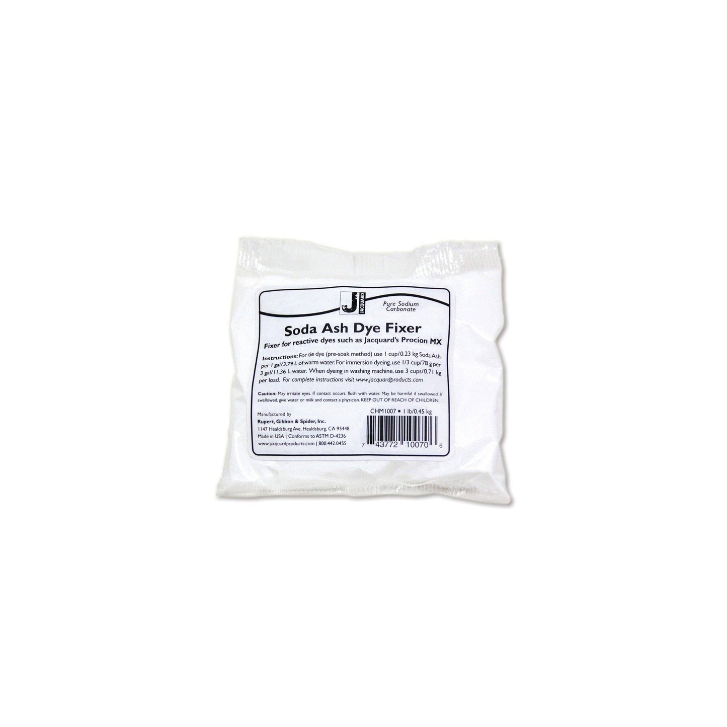 Soda Ash Dye Fixer
