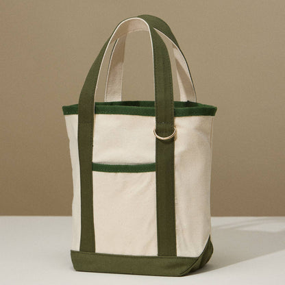 EcoCharm Cotton Everywhere-Carry Canvas Tote Bag -Small Size