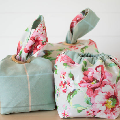 Cottage Rose — Dumpling Bags