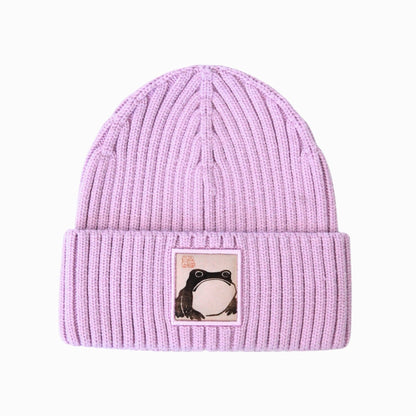 HatPhile Matsumoto Hoji Japanese Frog Patch Art Beanie
