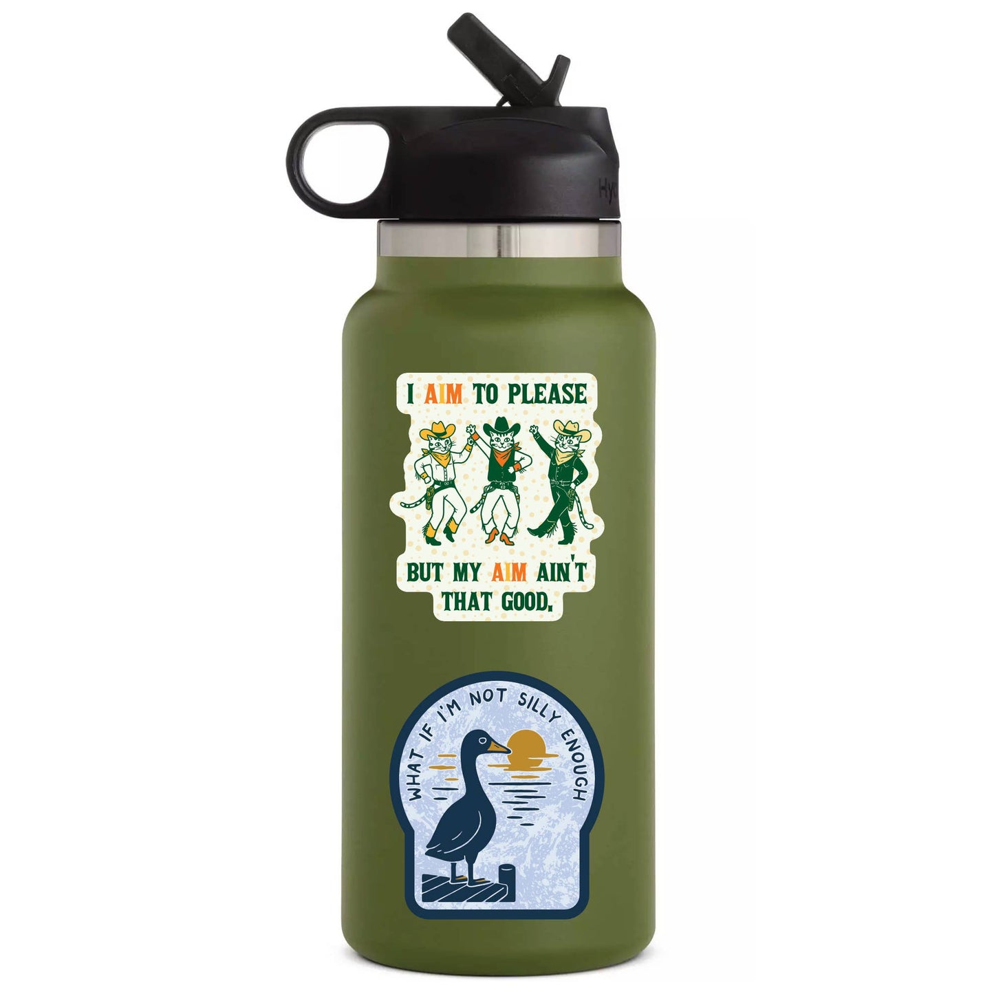 Silly Goose Funny Ironic High Quality Vinyl Sticker