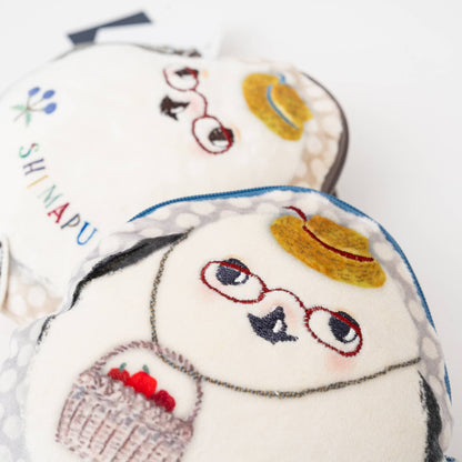 Kusuguru Shimapu Plush Bird Coin Purse – Soft Padded