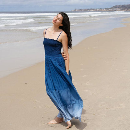Ocean Mist Rayon Mai Tai Maxi Dress