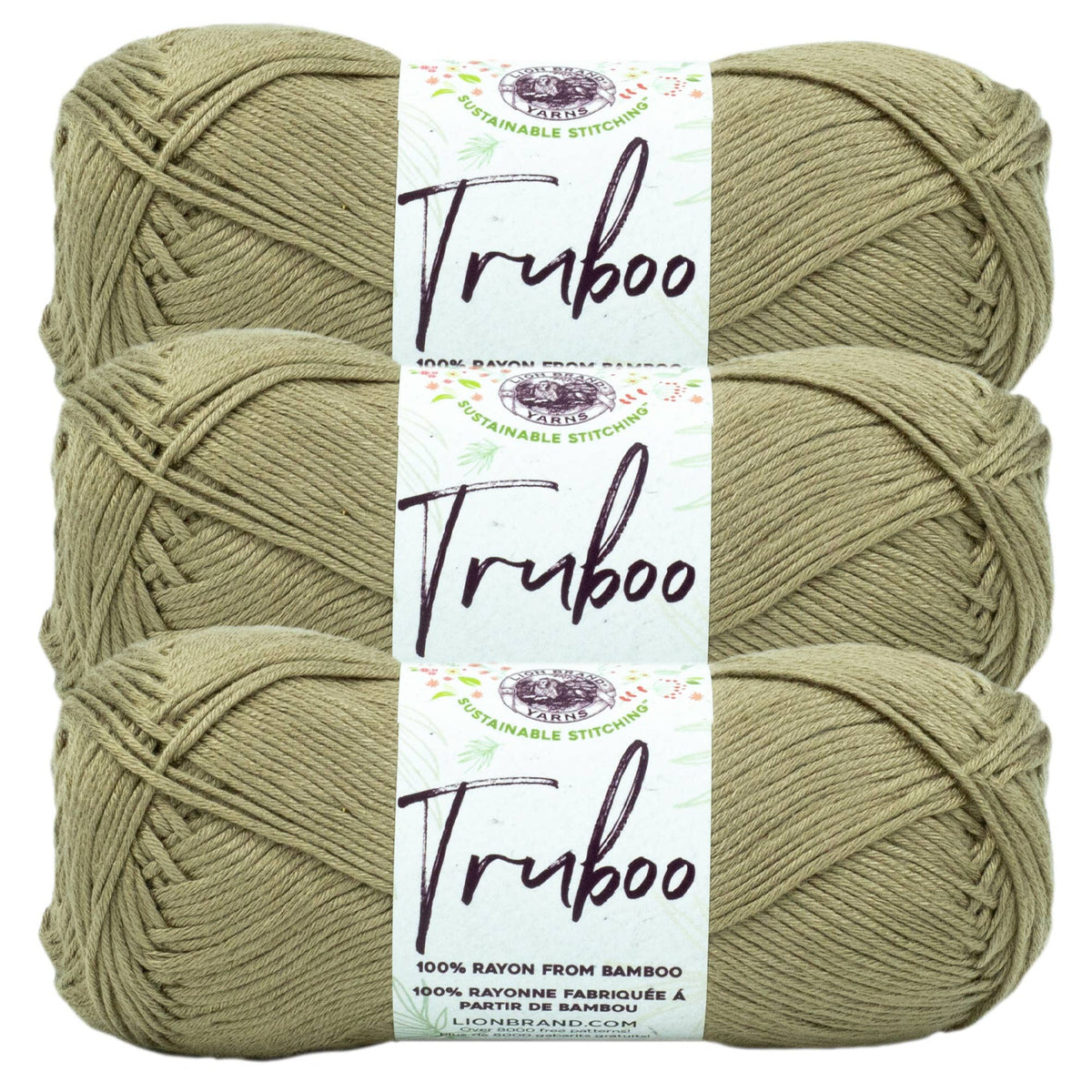 Lion Brand Yarn Truboo 3 Pack