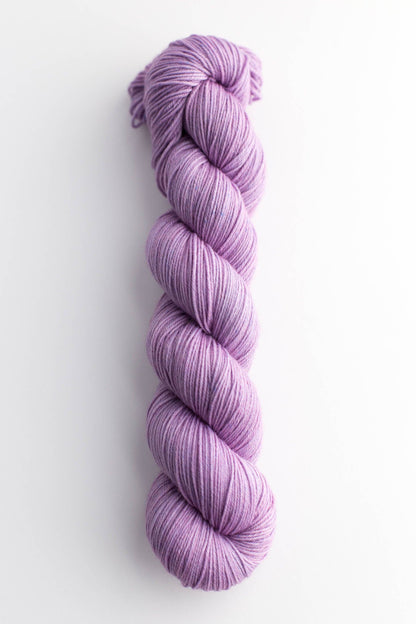 Lilac Hand Dyed 85/15 SW Merino Nylon Indie Yarn