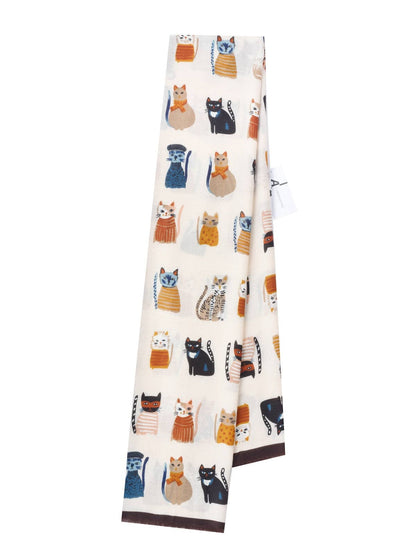 Scarvii - Cute Cartoon Cat Pattern Scarf