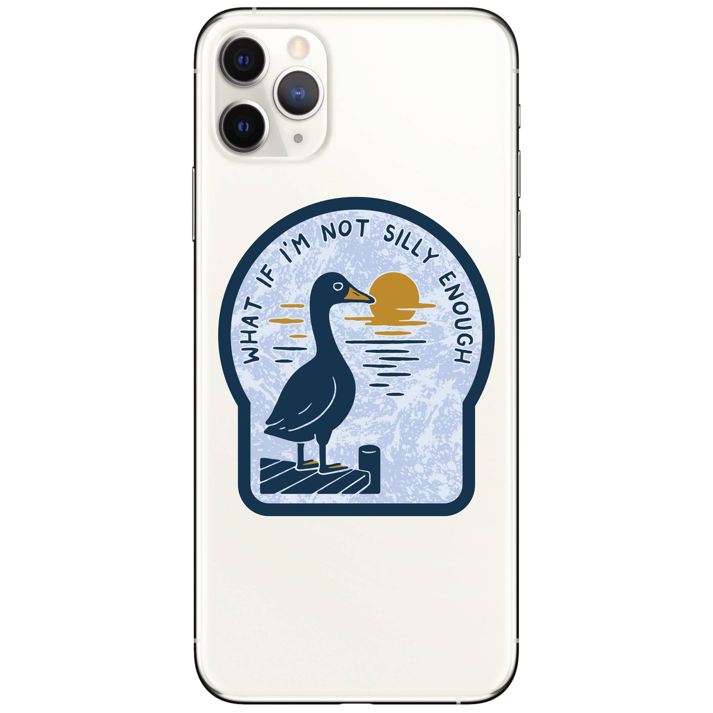 Silly Goose Funny Ironic High Quality Vinyl Sticker