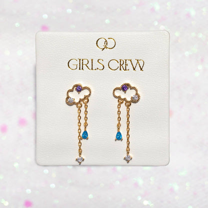Reigning Clouds Dangle Earrings