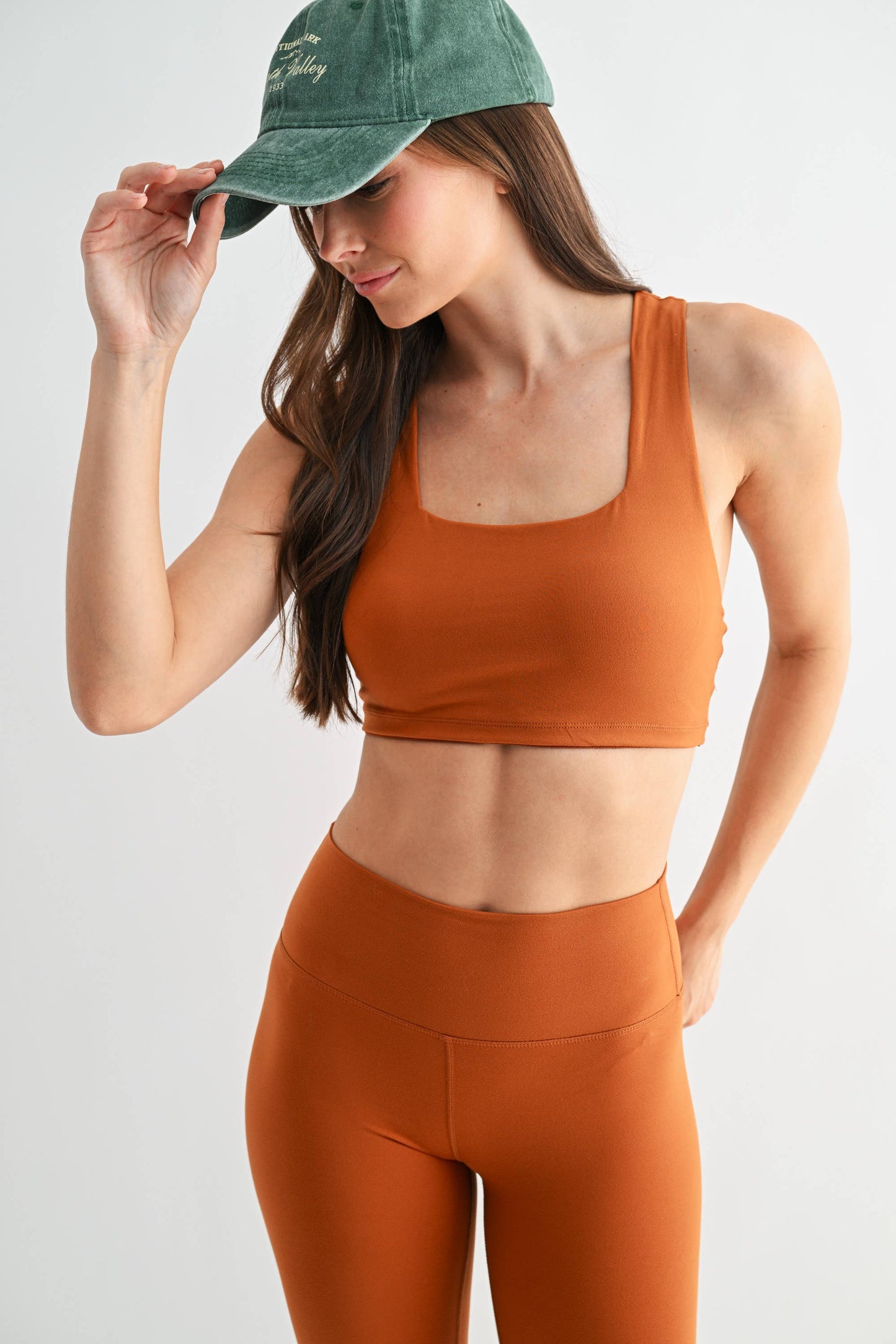 Venice Cloud Light Square Neck Sports Bra
