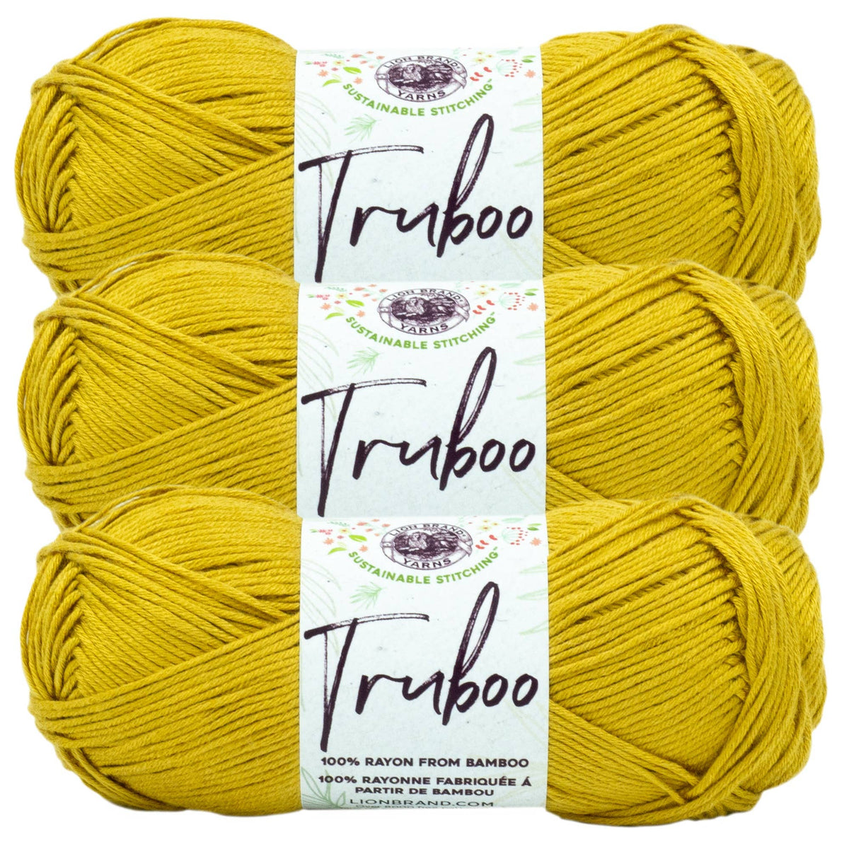 Lion Brand Yarn Truboo 3 Pack
