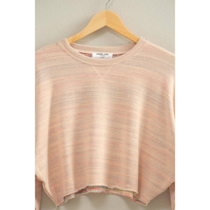 Drop-Shoulder Cropped Top