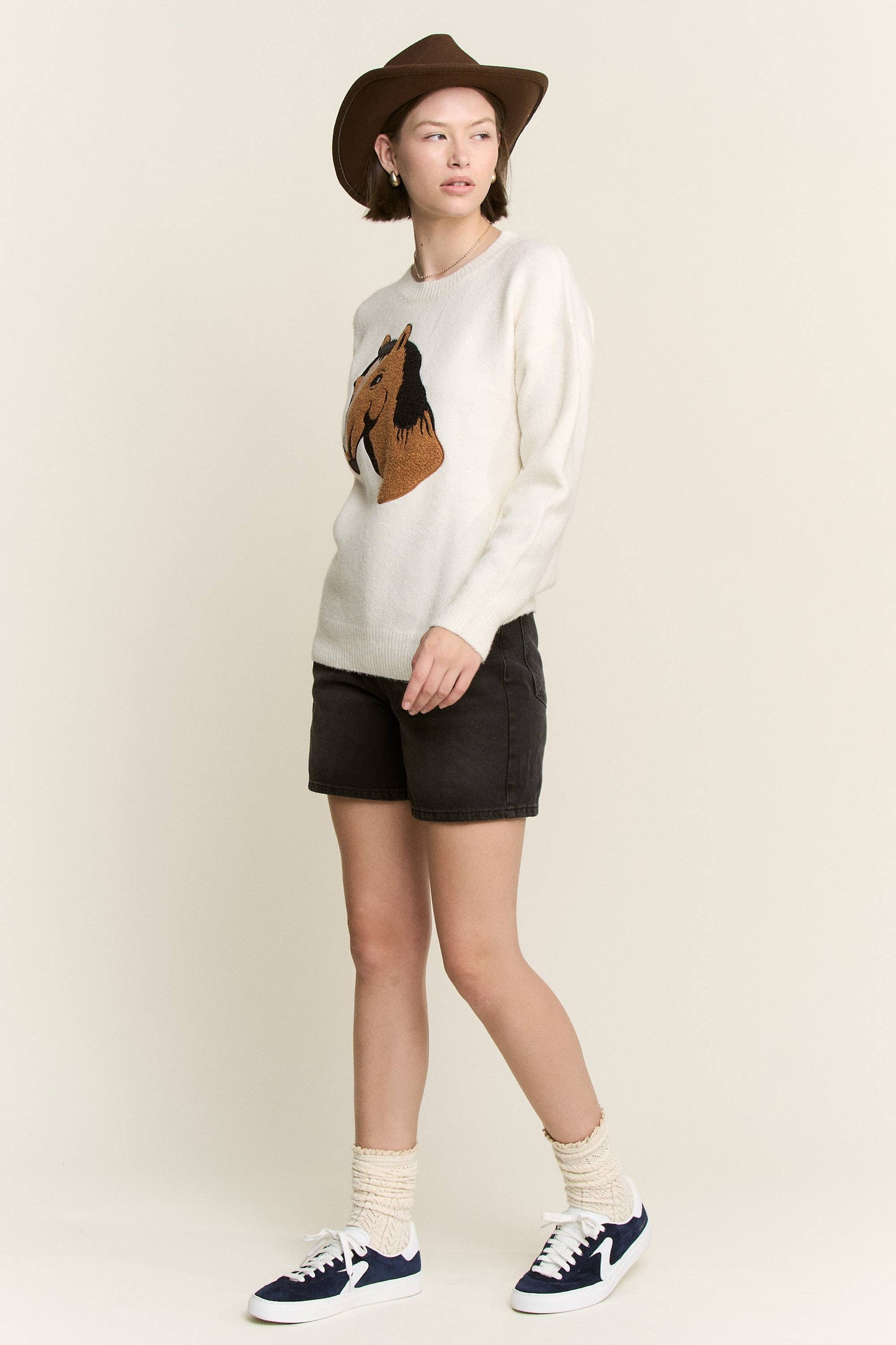 HORSE KNIT SWEATER