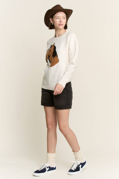 HORSE KNIT SWEATER
