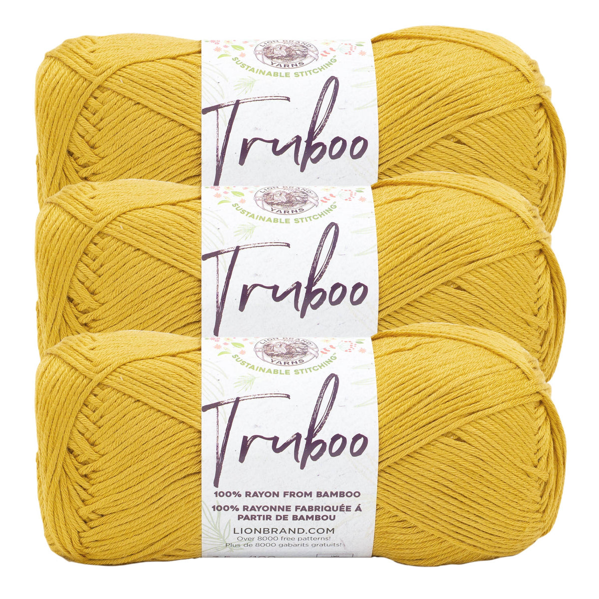 Lion Brand Yarn Truboo 3 Pack