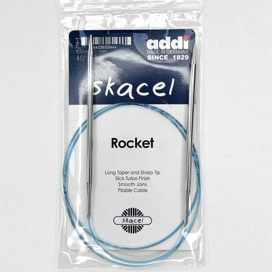 Addi skacel Rocket circular knitting needles size 9