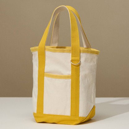 EcoCharm Cotton Everywhere-Carry Canvas Tote Bag -Small Size