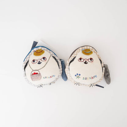 Kusuguru Shimapu Plush Bird Coin Purse – Soft Padded