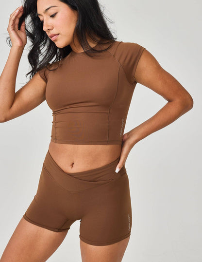 Luxe Compression Crossover Biker Shorts