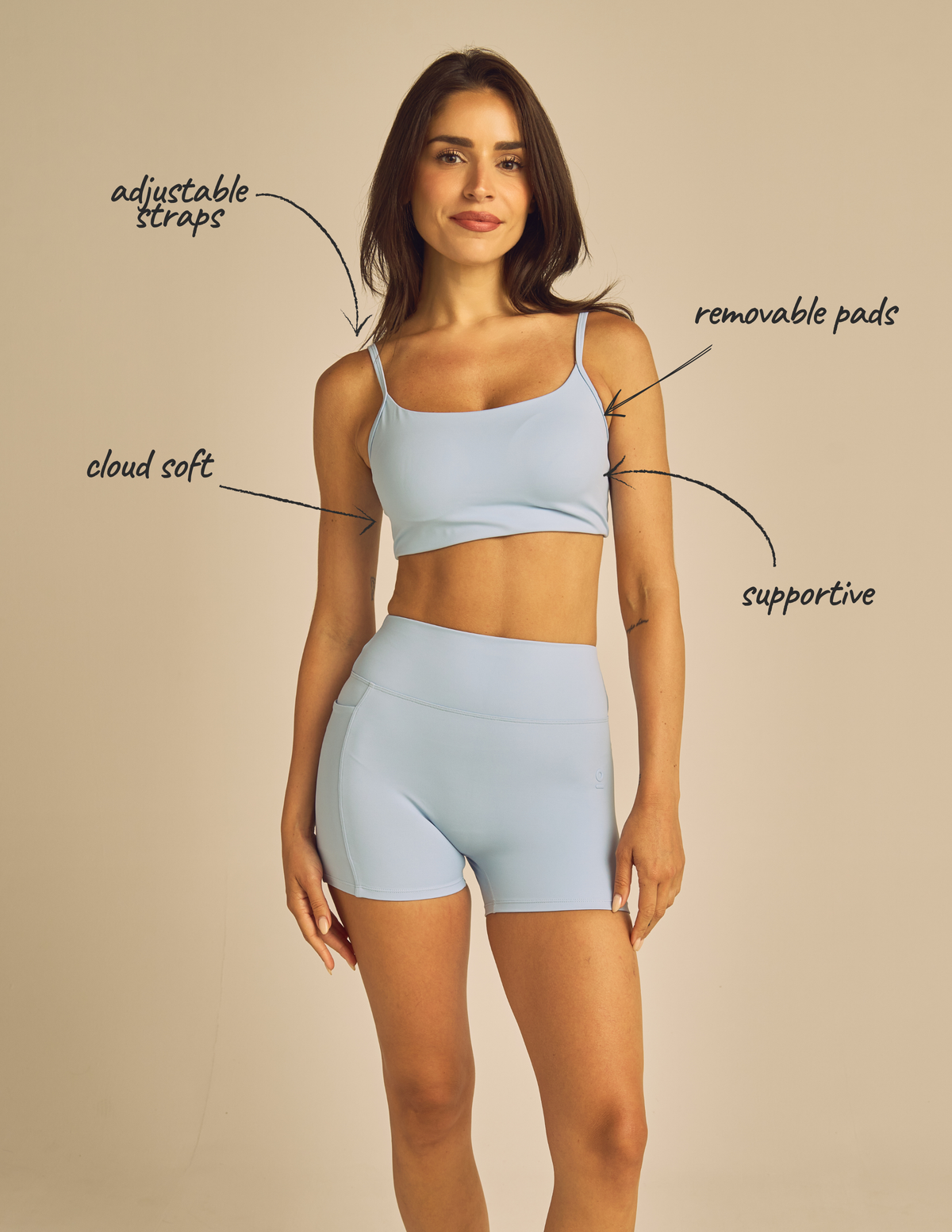 Luxe Compression Sports Bra