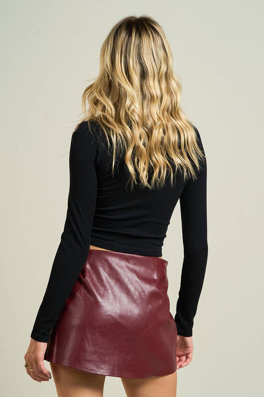 55501-ZIPPED POLO TOP