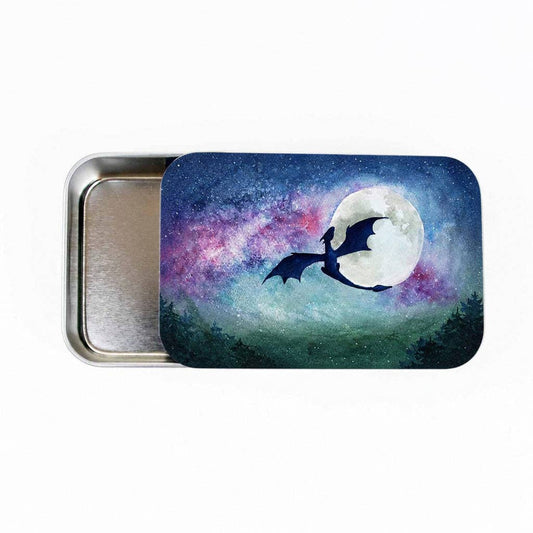 Dragon Moon Stitch Marker Storage Tin
