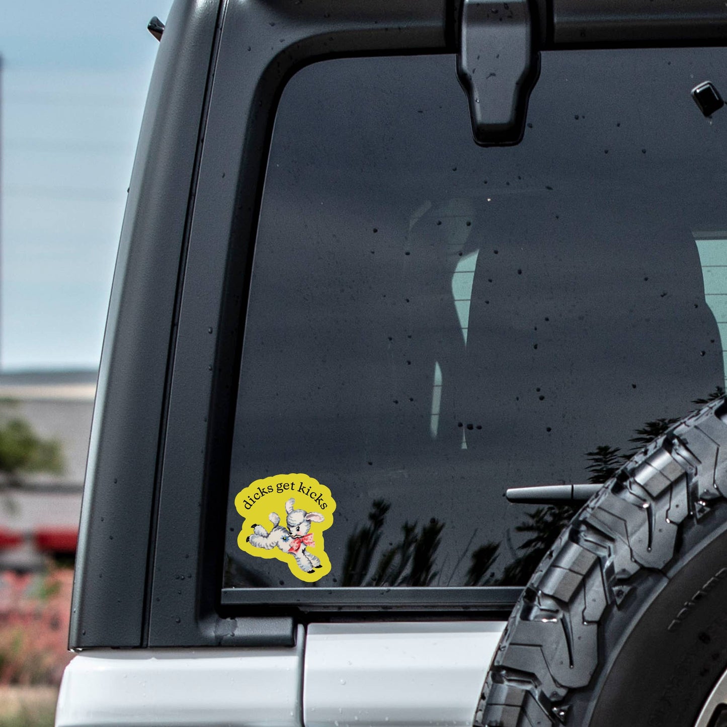 Dicks Get Kicks Funny Sarcastic High Quality Vinyl Sticker