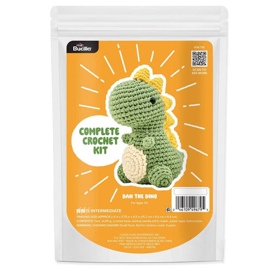 Bucilla ® Amigurumi Crochet Kit - Dan the Dino 5"