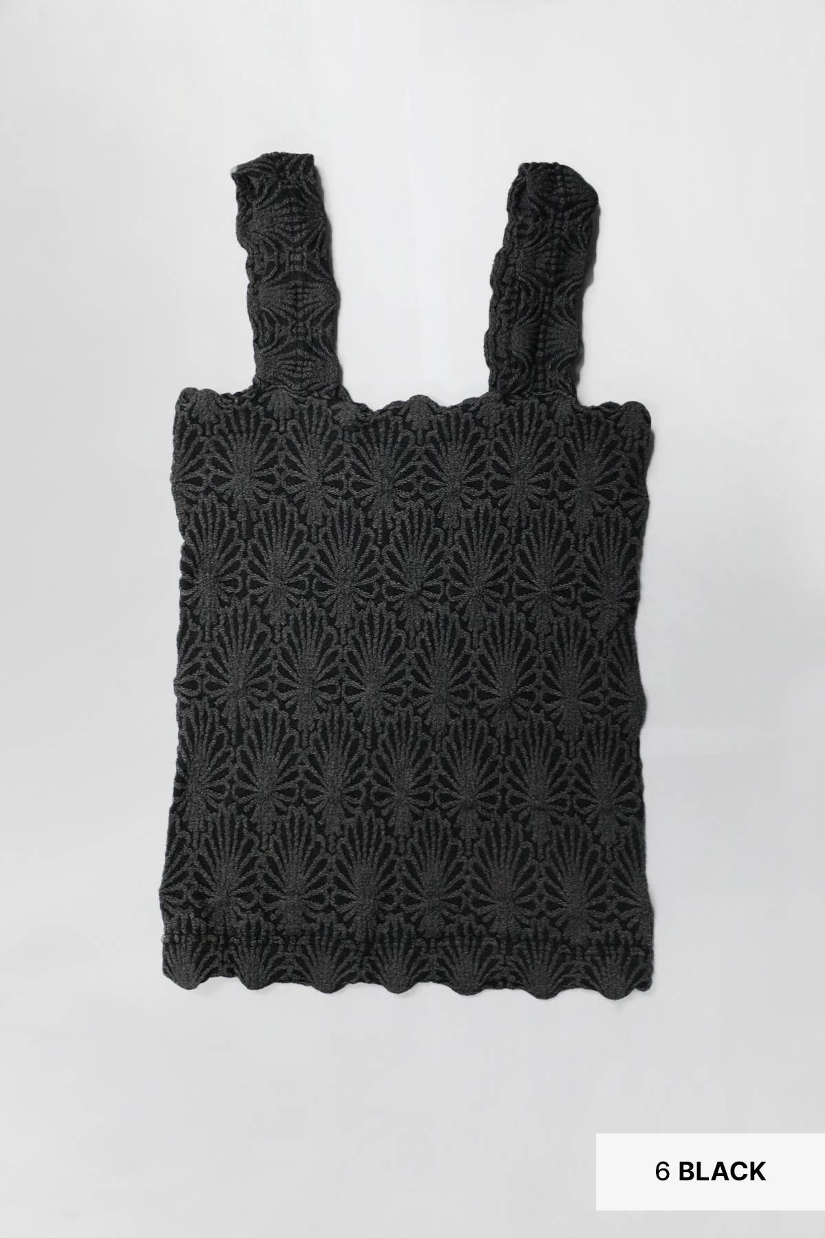 NS8416- Lace Textured Square Top