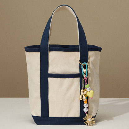 EcoCharm Cotton Everywhere-Carry Canvas Tote Bag -Small Size