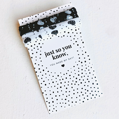 Thank You Gifts Mini Heart Hair Tie