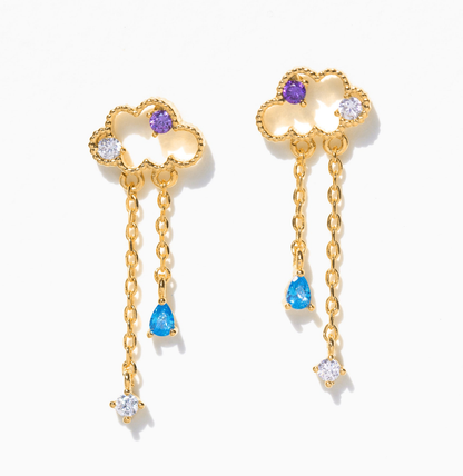 Reigning Clouds Dangle Earrings
