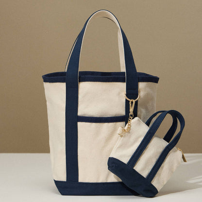 EcoCharm Cotton Everywhere-Carry Canvas Tote Bag -Small Size