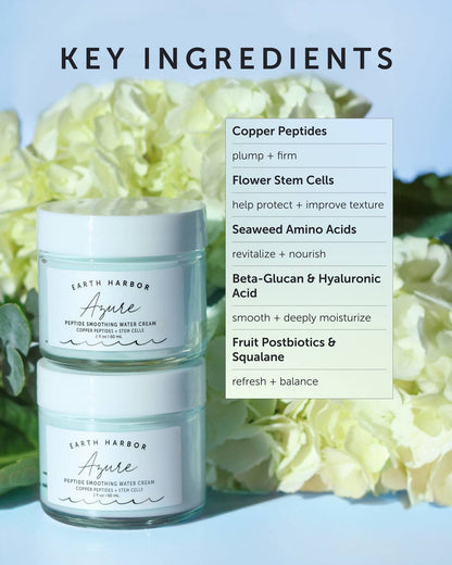 AZURE Peptide Smoothing Water Cream:
