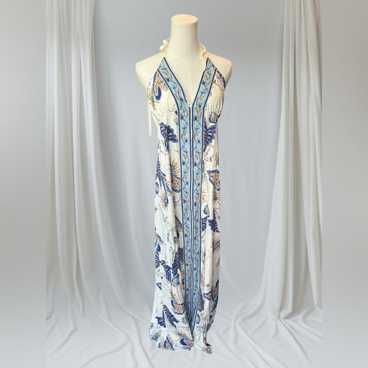 Coastal Gingham trim dress