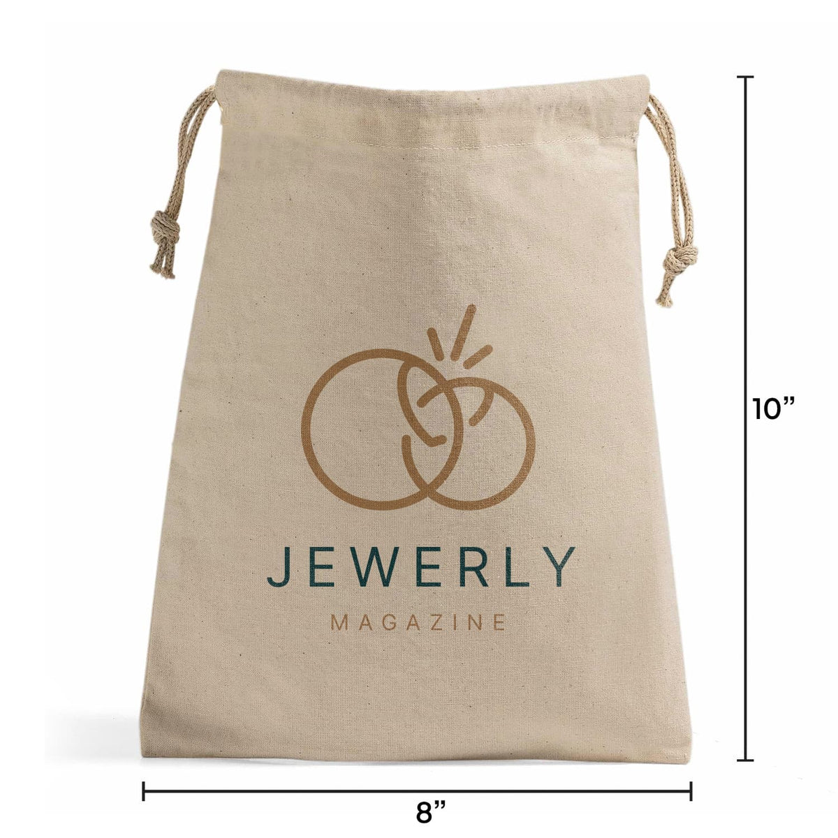 Custom Cotton Canvas Value Drawstring Pouches / Favor Bags