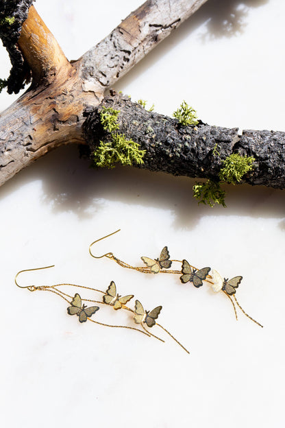 Give Me Butterflies Earring - 18K Gold Plated
