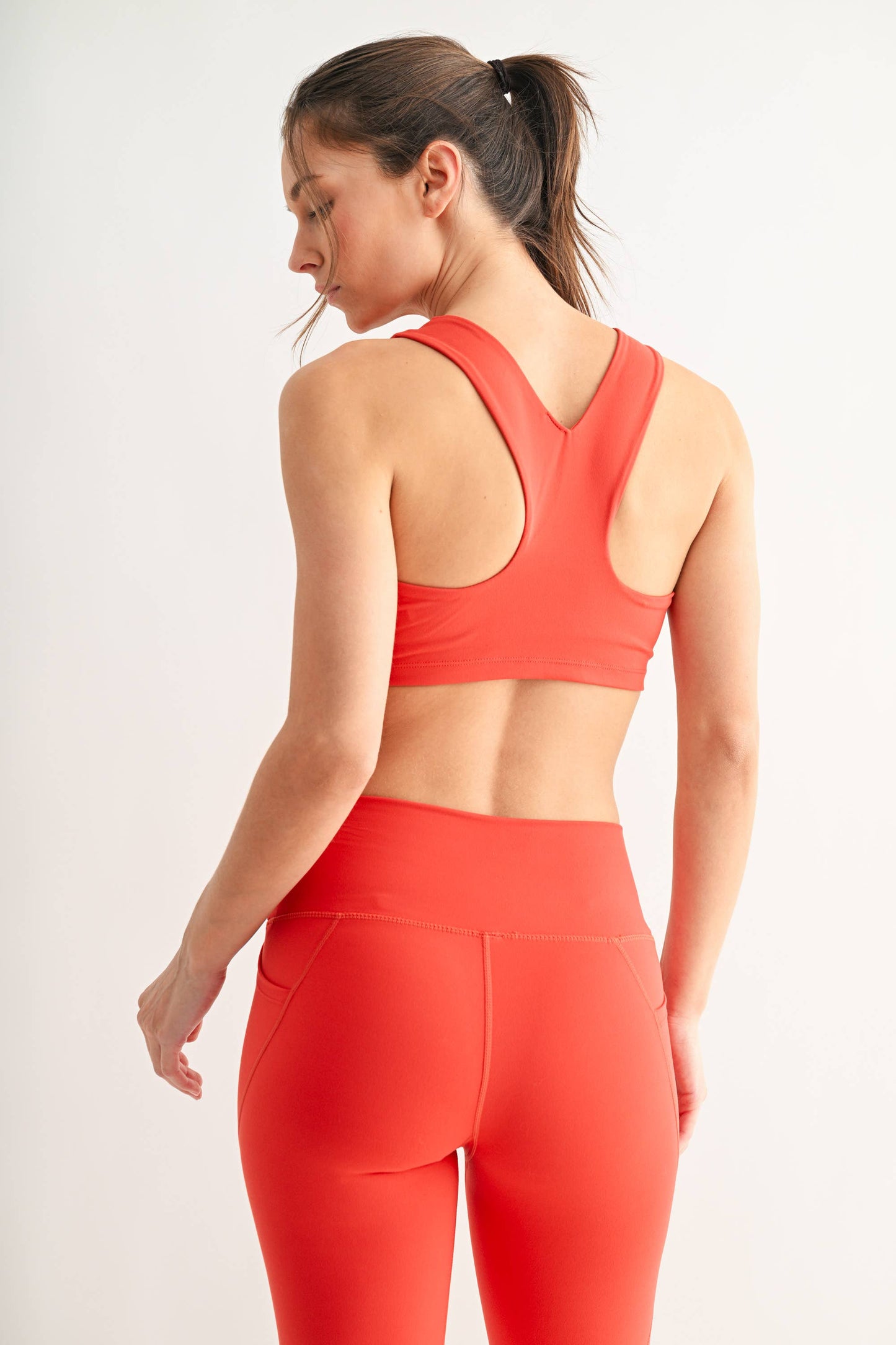Venice Cloud Light Square Neck Sports Bra