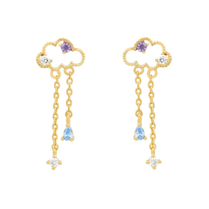 Reigning Clouds Dangle Earrings