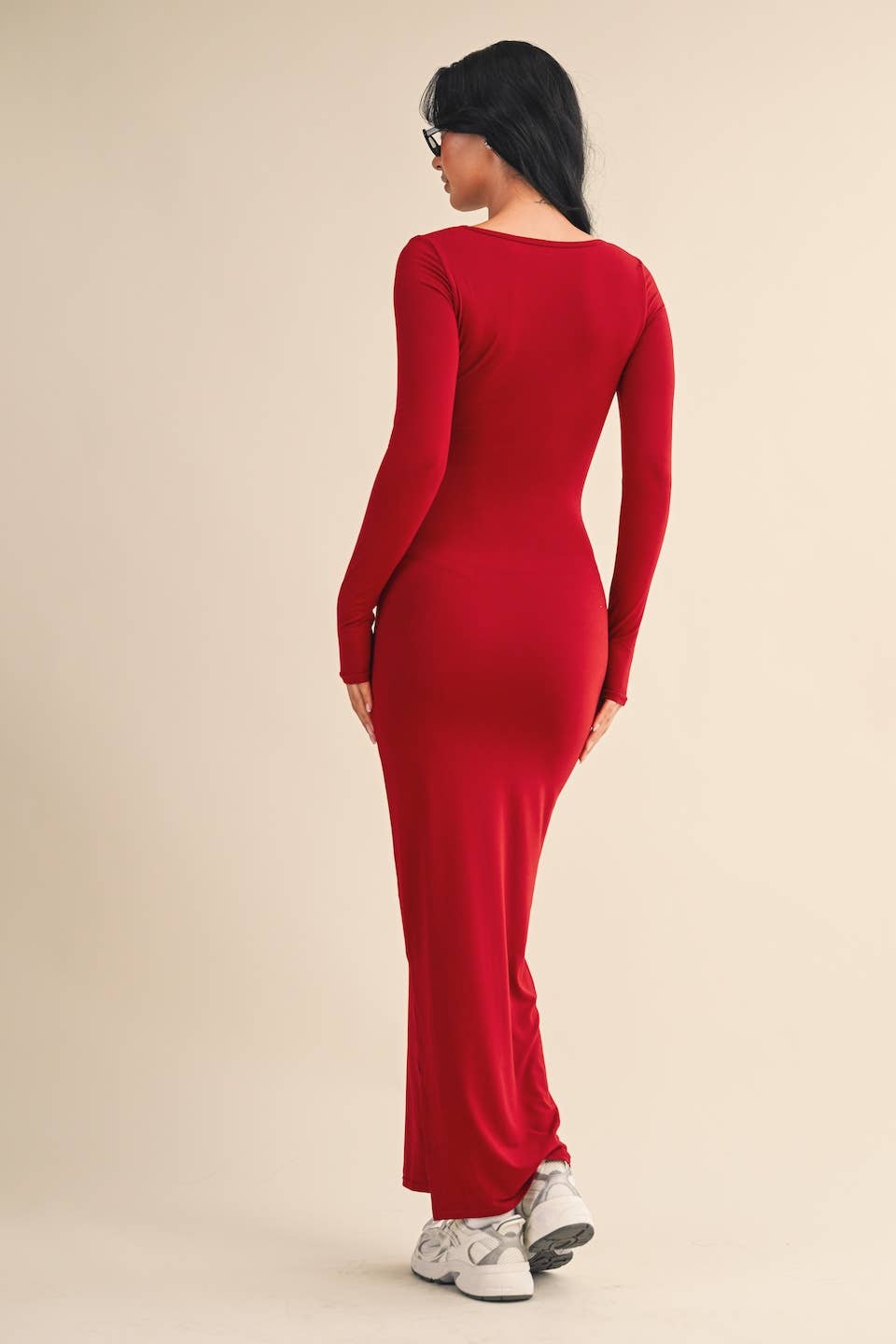 Soft Knit Jersey Maxi Dress