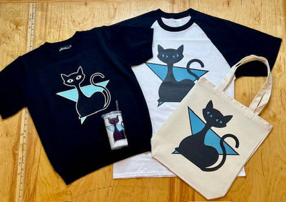 MCM Atomic Bettie Cat Arrow Black Sweater