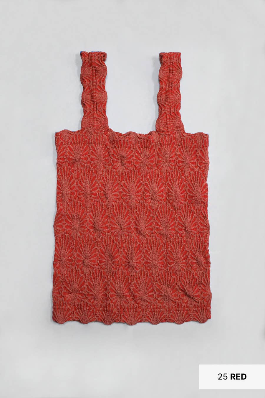 NS8416- Lace Textured Square Top