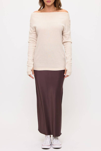 Made In The USA Off The Shoulder Sweater