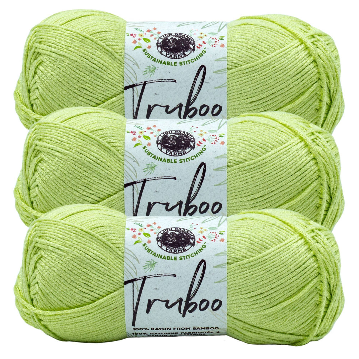 Lion Brand Yarn Truboo 3 Pack
