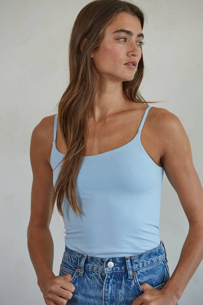 S1196 | Double Layered Nylon Spandex Seamless Bodysuit