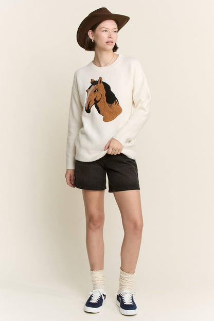 HORSE KNIT SWEATER