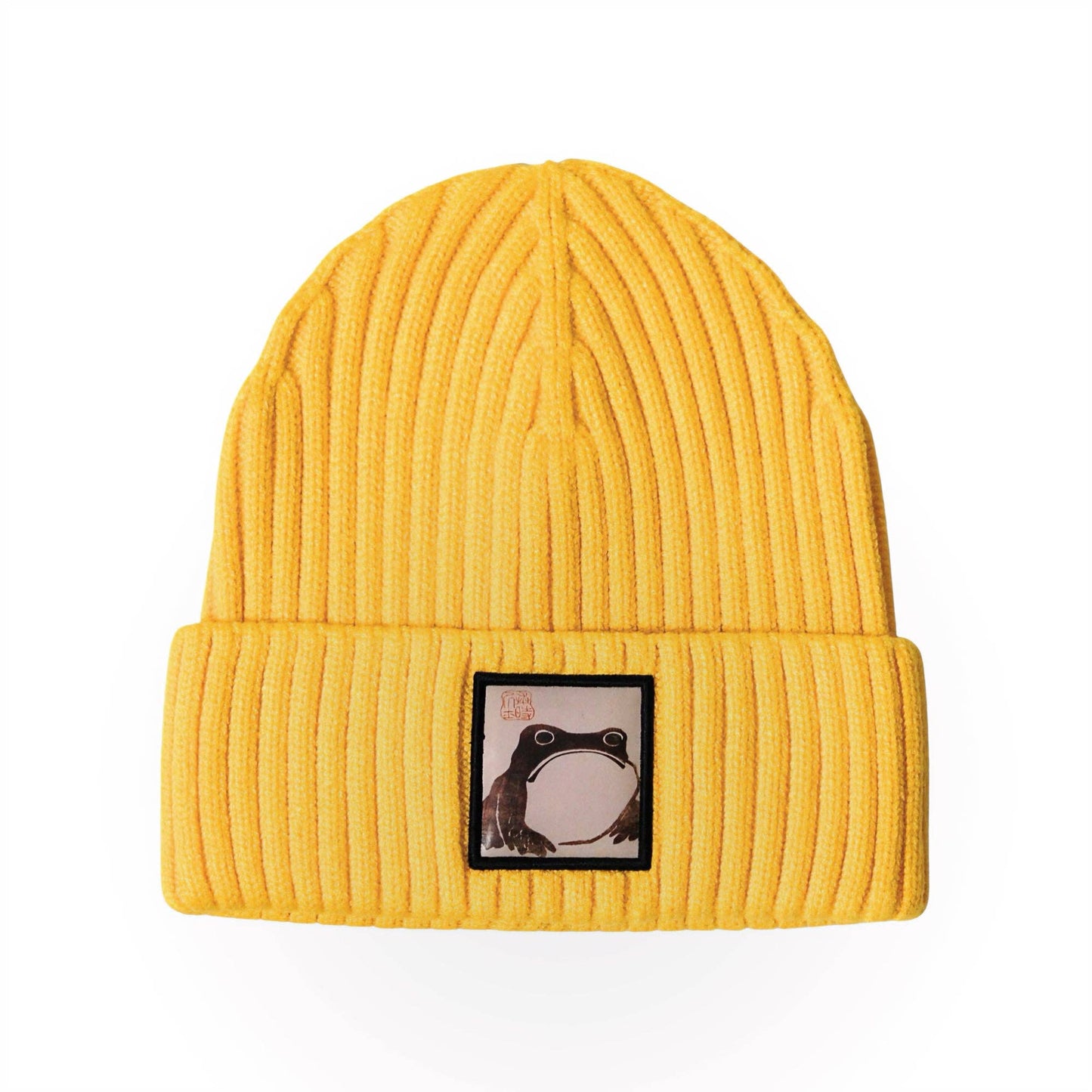 HatPhile Matsumoto Hoji Japanese Frog Patch Art Beanie