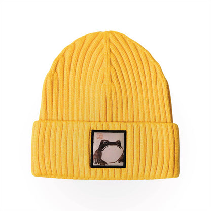 HatPhile Matsumoto Hoji Japanese Frog Patch Art Beanie